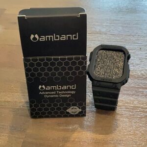 Black Smartwatch Case Sleek Design